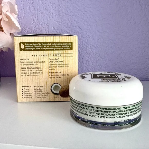 New! EMINENCE Organics Coconut Age Corrective moisturizer, 60ml/2oz